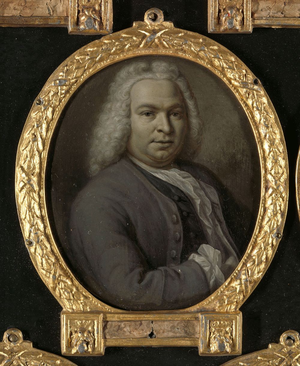 Portrait of Theodoor van Snakenburg (1695-1750). Leiden Jurist and Poet (1743) by Hieronymus van der Mij