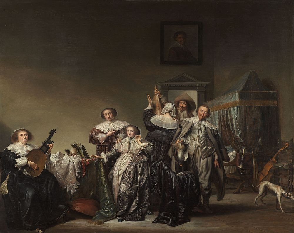 Gallant Company (1633) by Pieter Codde