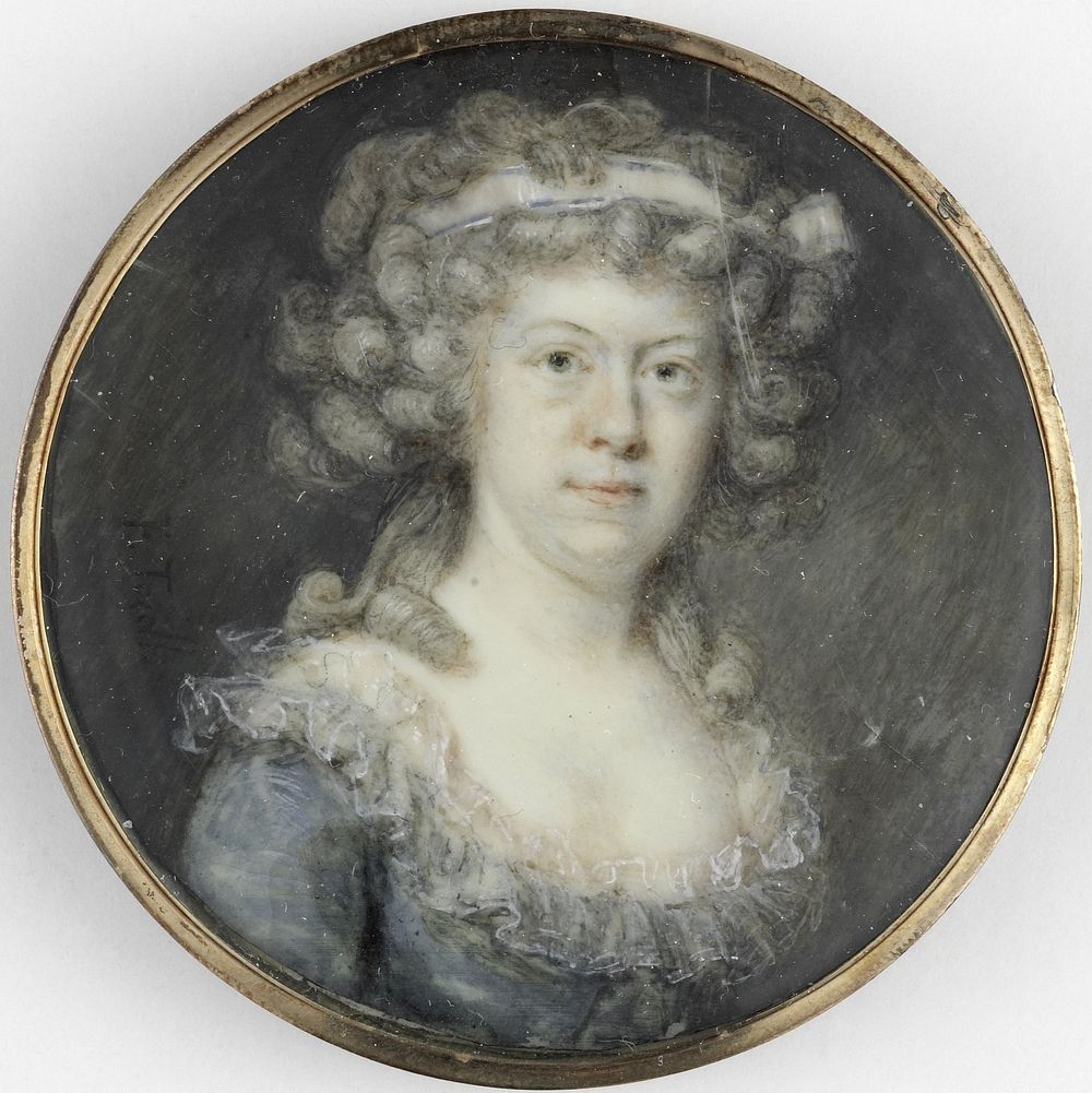 Portret van een vrouw (1790 - 1800) by Francesco Tozelli