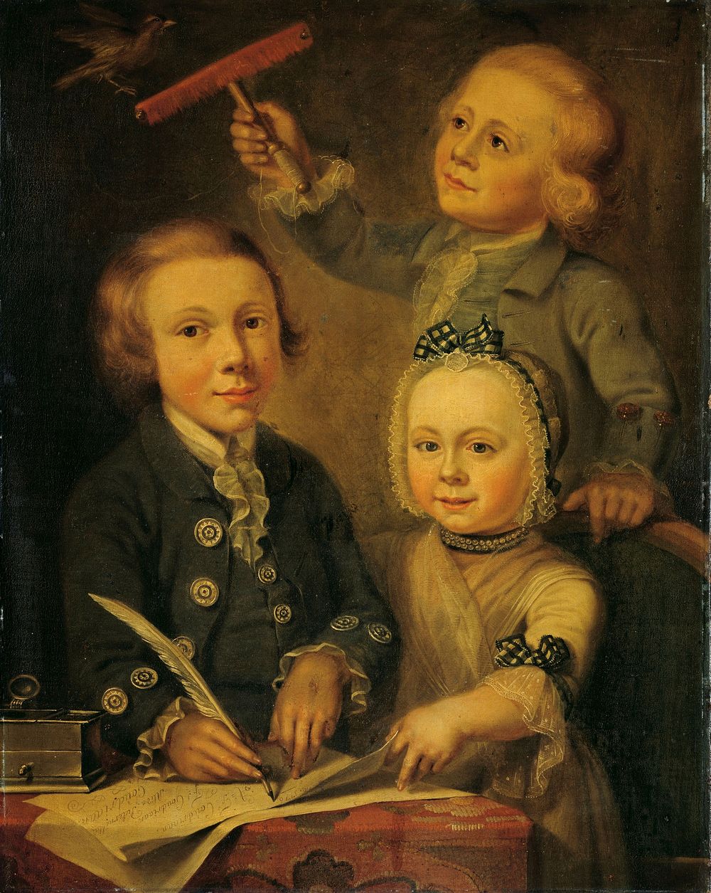 Portrait of the Children of Barend Goudriaan (1776) by Cornelis van Cuylenburgh II