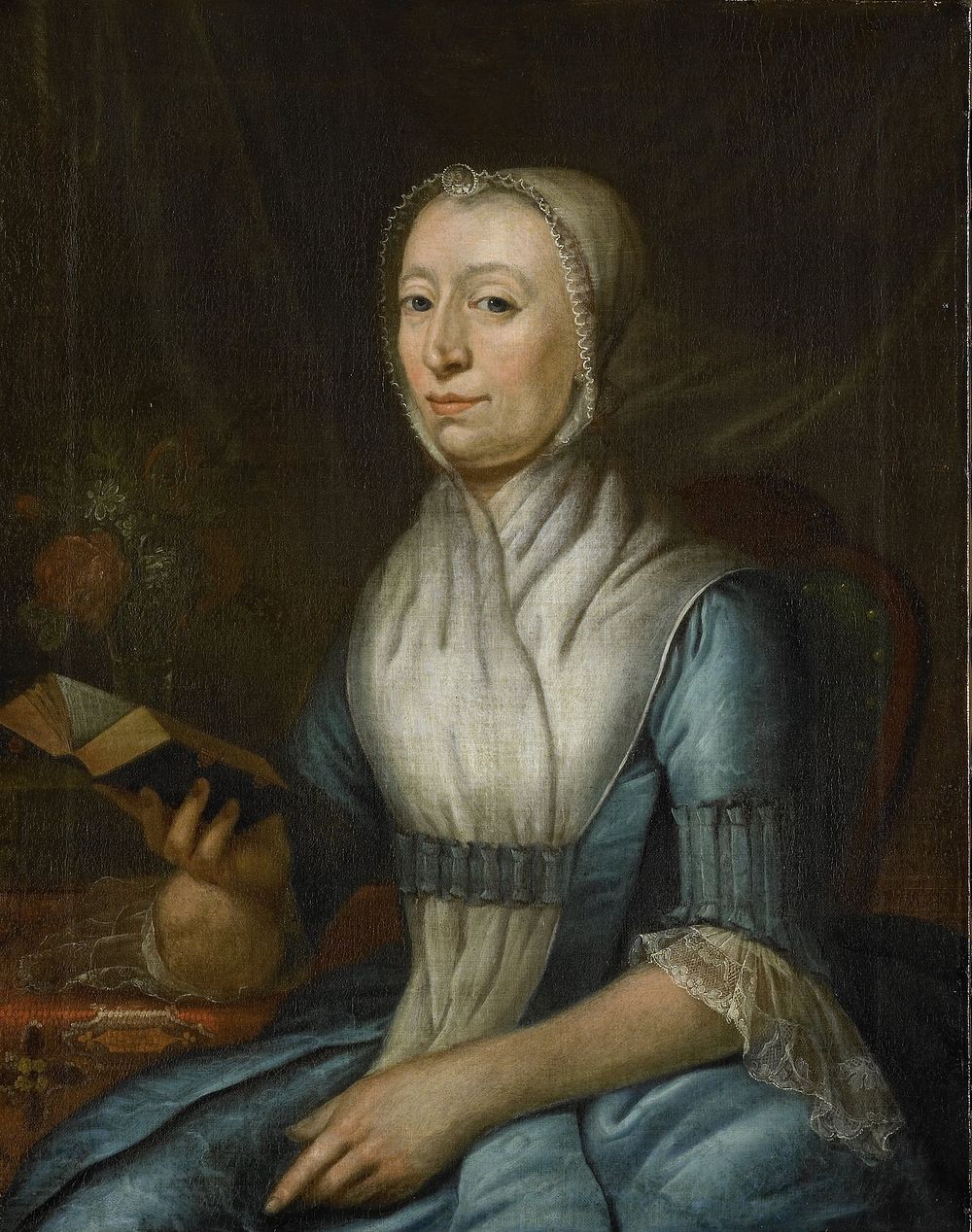 Portrait of Eva Goudriaan-de Veer (1776) by Cornelis van Cuylenburgh II