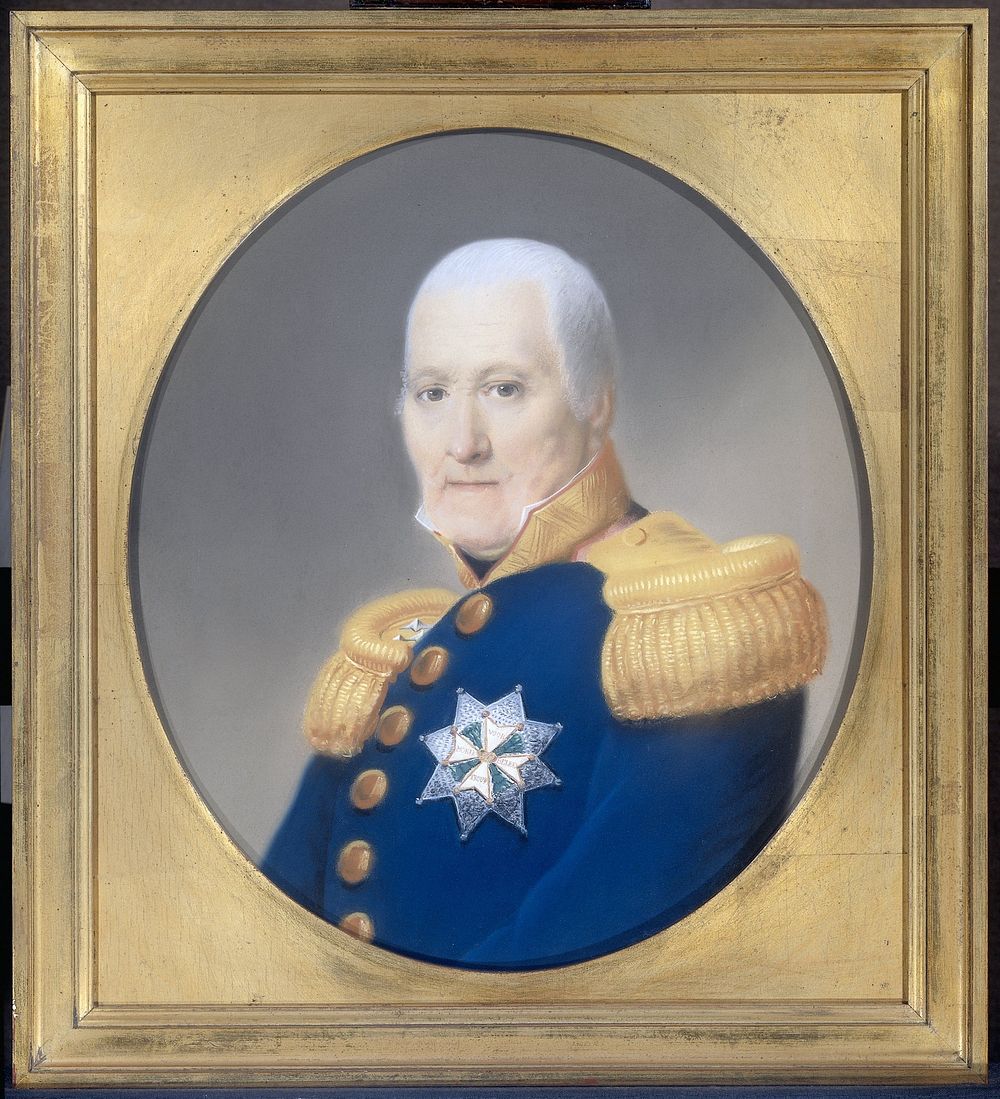 Portret van luitenant-generaal C.R.Th. Krayenhoff (1838) by Hermanus J Slothouwer
