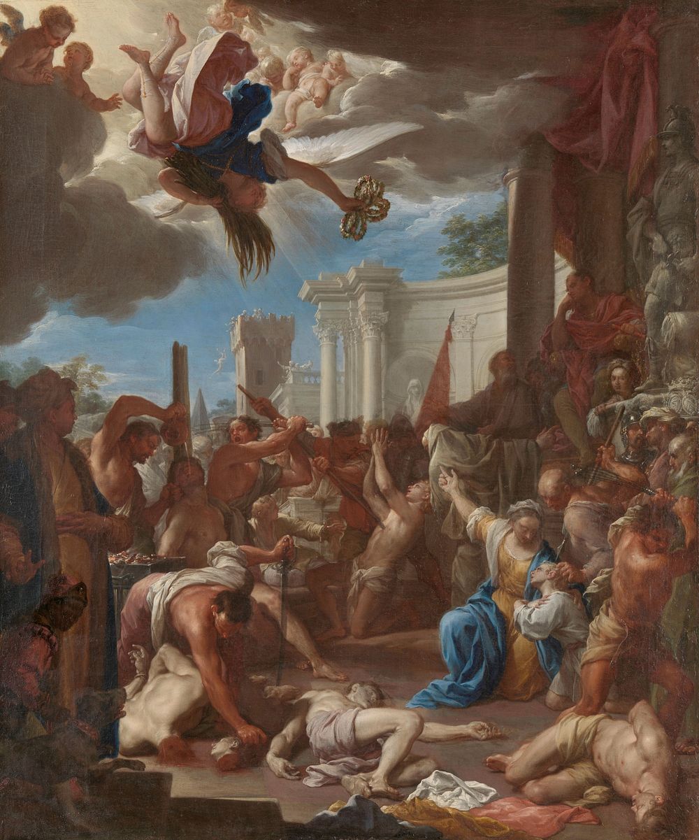 The Martyrdom of the Seven Sons of Saint Felicity (1709) by Francesco Trevisani