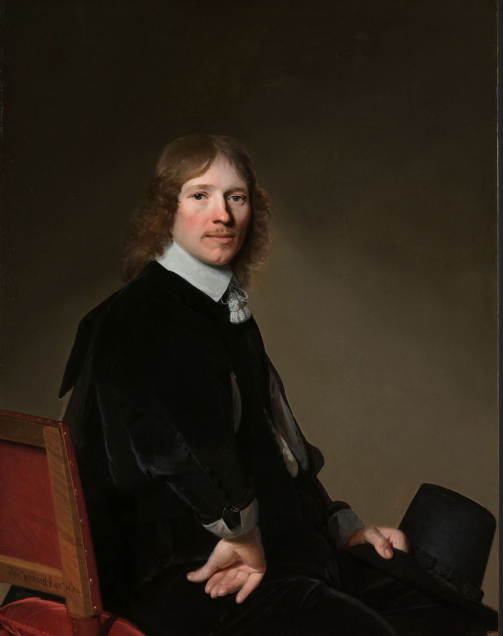 Portrait of Eduard Wallis (1652) by Johannes Cornelisz Verspronck