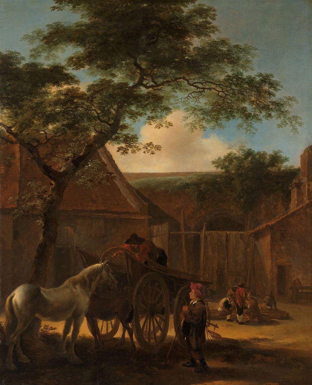 Farmyard (c. 1645 - c. 1650) by Jan Both