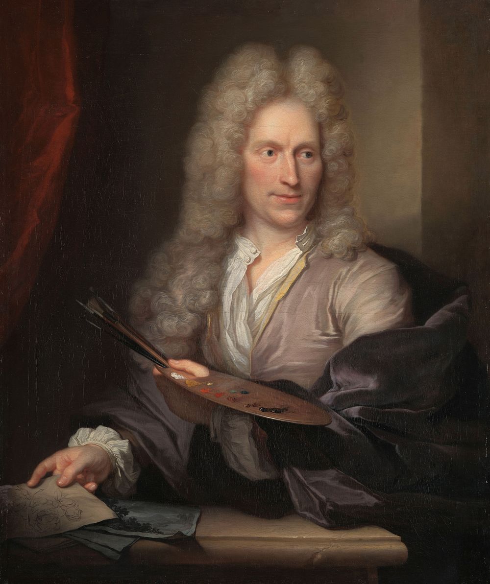 Portrait of Jan van Huysum (c. 1720) by Arnold Boonen