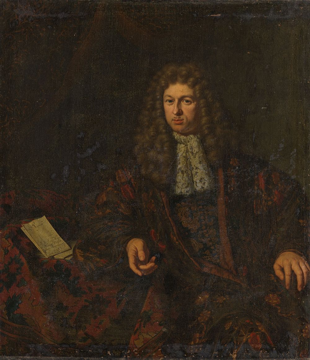 Portret van Nicolaes Witsen (1641-1717) (1688) by Michiel van Musscher