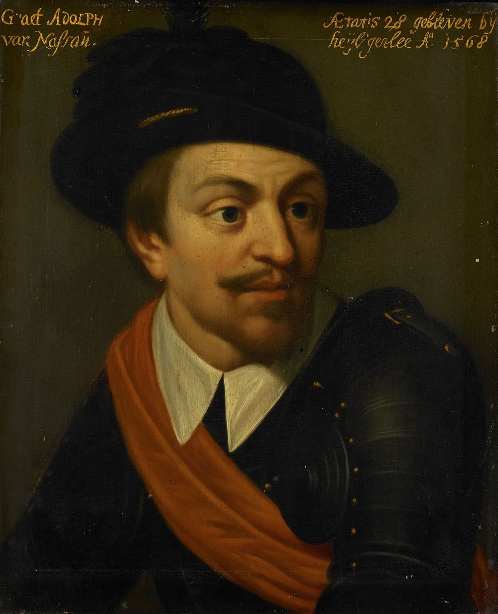 Portrait of Adolf (1540-68), Count of Nassau (c. 1633 - c. 1635) by Wybrand de Geest