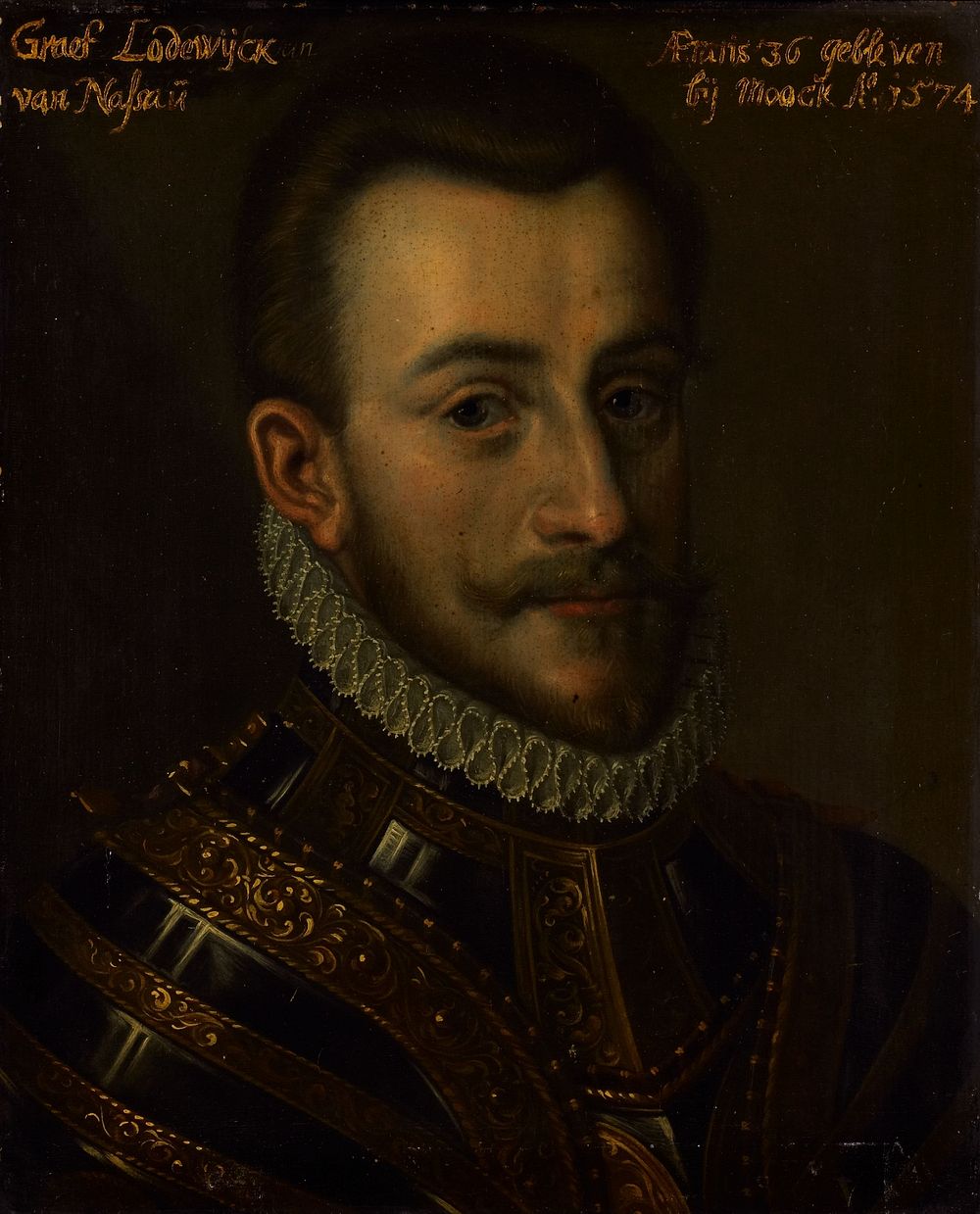 Portrait of Lodewijk (1538-74), Count of Nassau (c. 1609 - c. 1633) by anonymous