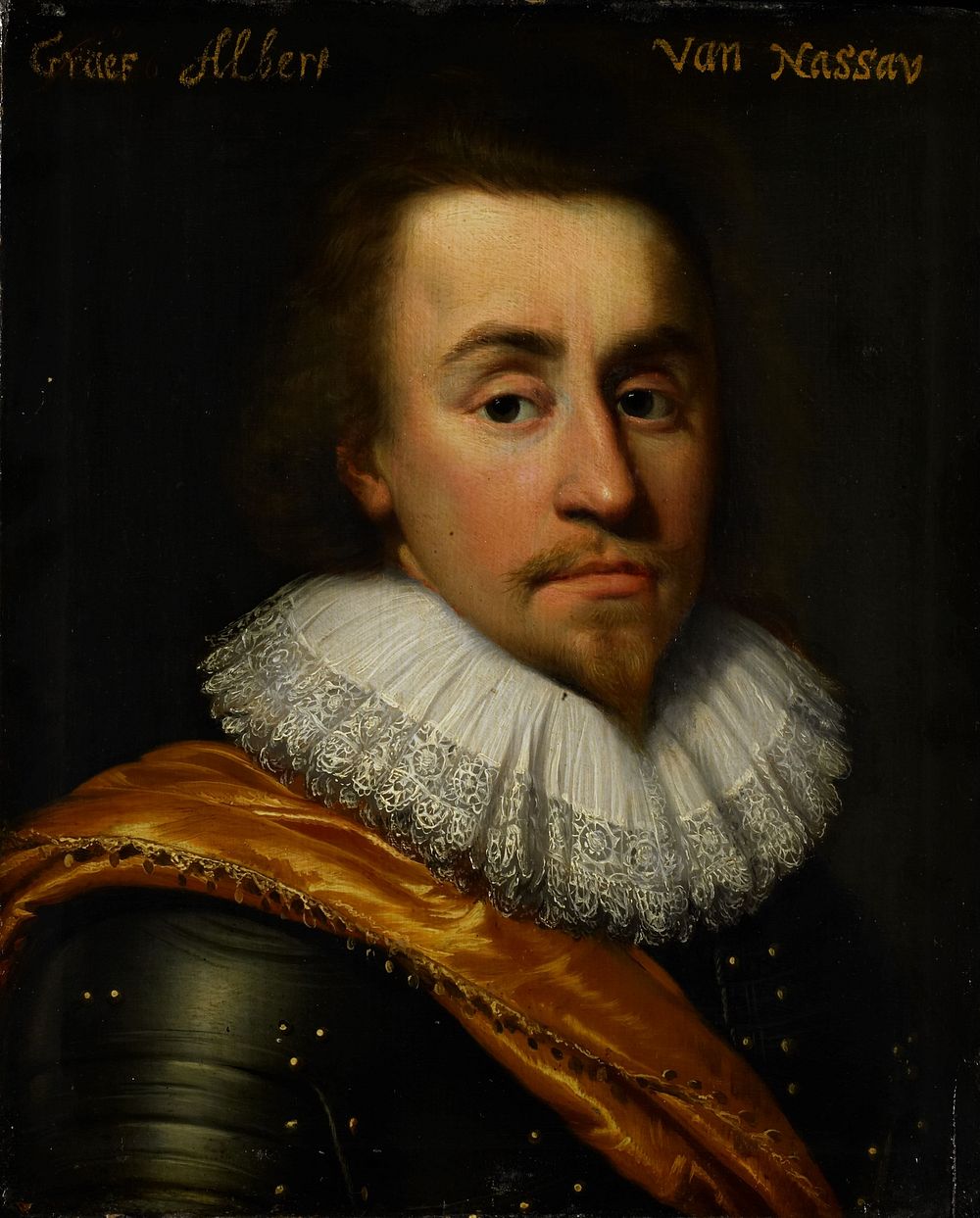 Portrait of Albert (1596-1626), Count of Nassau-Dillenburg (1622) by Jan Antonisz van Ravesteyn