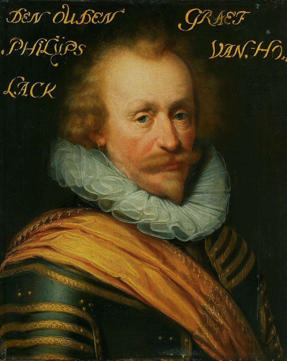 Portrait of Philips (1550-1606), Count of Hohenlohe zu Langenburg (c. 1609 - c. 1633) by Jan Antonisz van Ravesteyn
