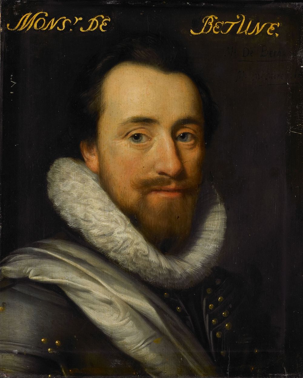 Portrait of Syrius de Bethune (?-1649), Lord of Cogni, Mareuil, le Beysel, Toulon, Conegory and Chastillon (c. 1615 - c.…