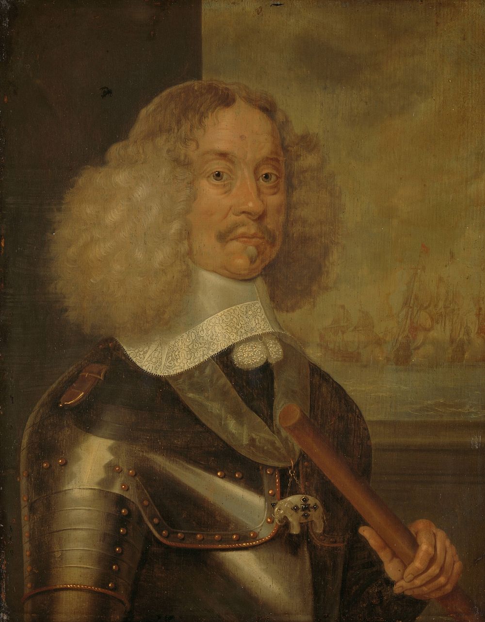 Portrait of Jacob Baron van Wassenaer, Lord of Obdam, Lieutenant-Admiral of Holland and West-Friesland (1640 - 1665) by…