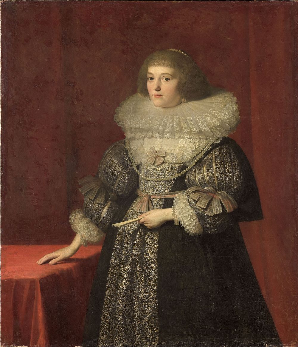Portrait of Ursula (1594-1657), Countess of Solms-Braunfels (c. 1630) by anonymous