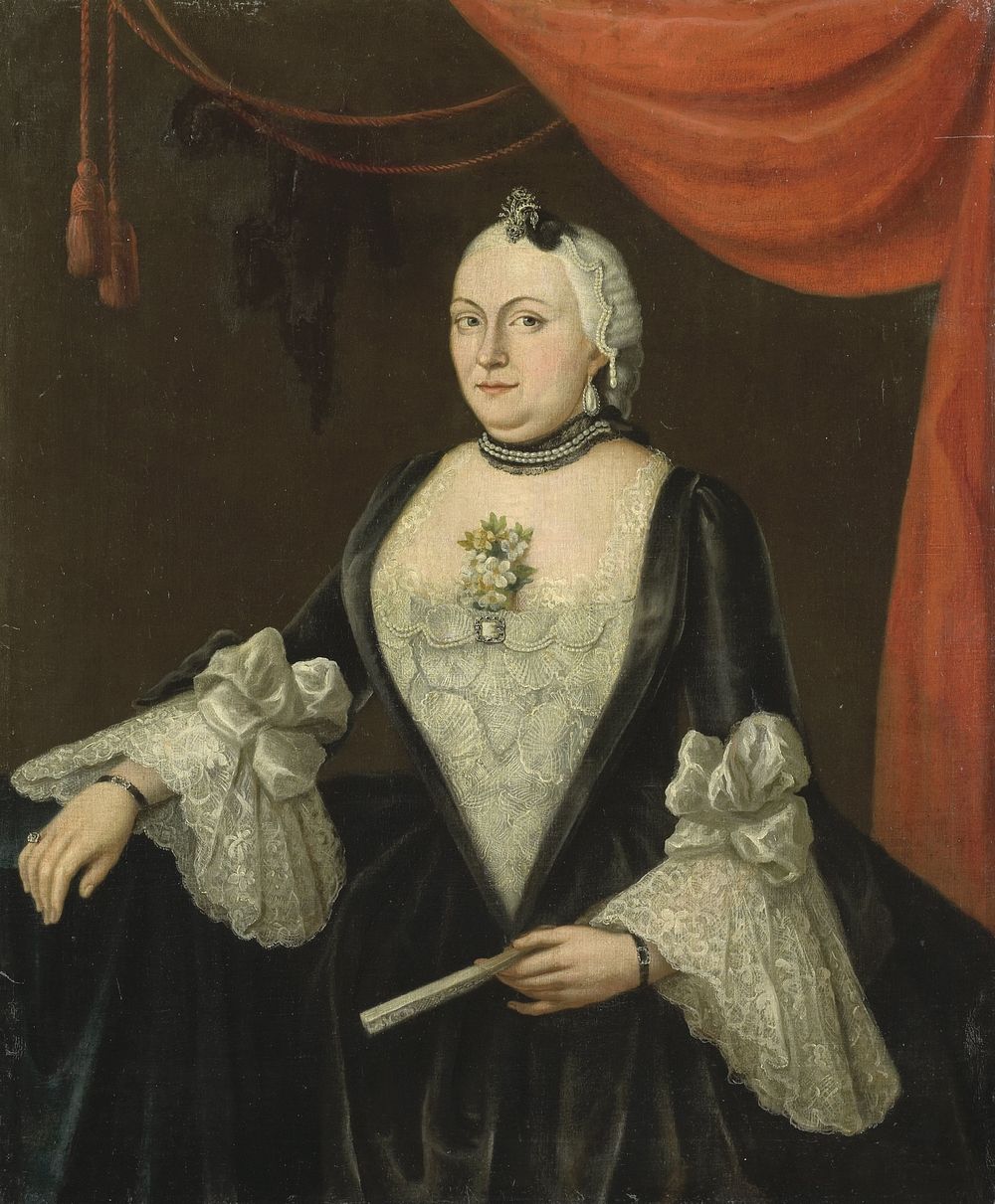 Johanna van Rijswijk (b. 1715), Wife of Jan Hendrik van Rijswijk (1754) by Isaac Lodewijk la Fargue van Nieuwland