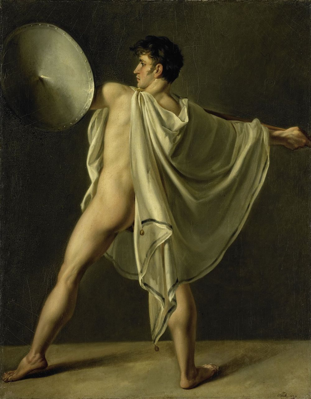 Warrior with Lance and Shield (1808) by Joannes Echarius Carolus Alberti