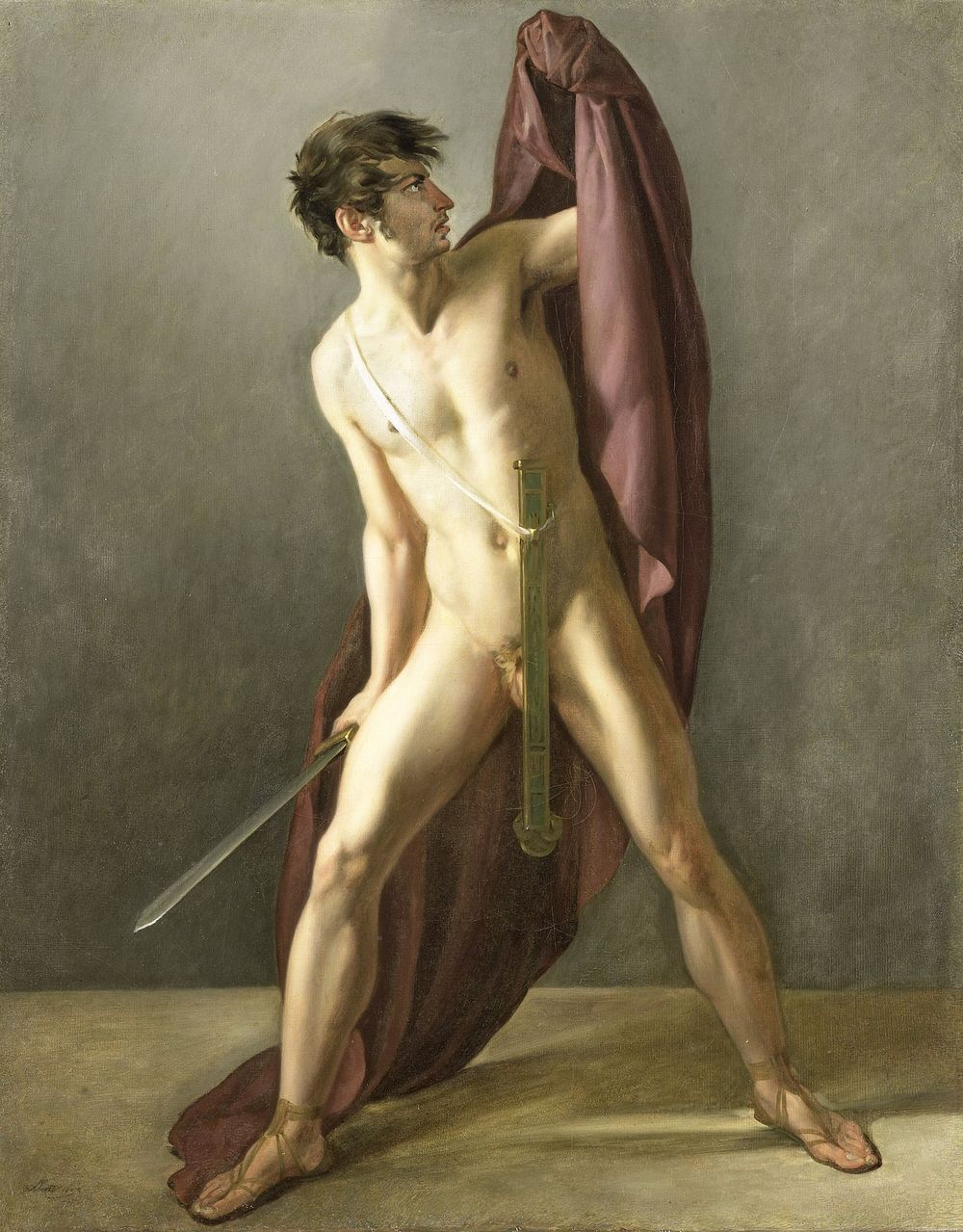Warrior with Drawn Sword (1808) by Joannes Echarius Carolus Alberti