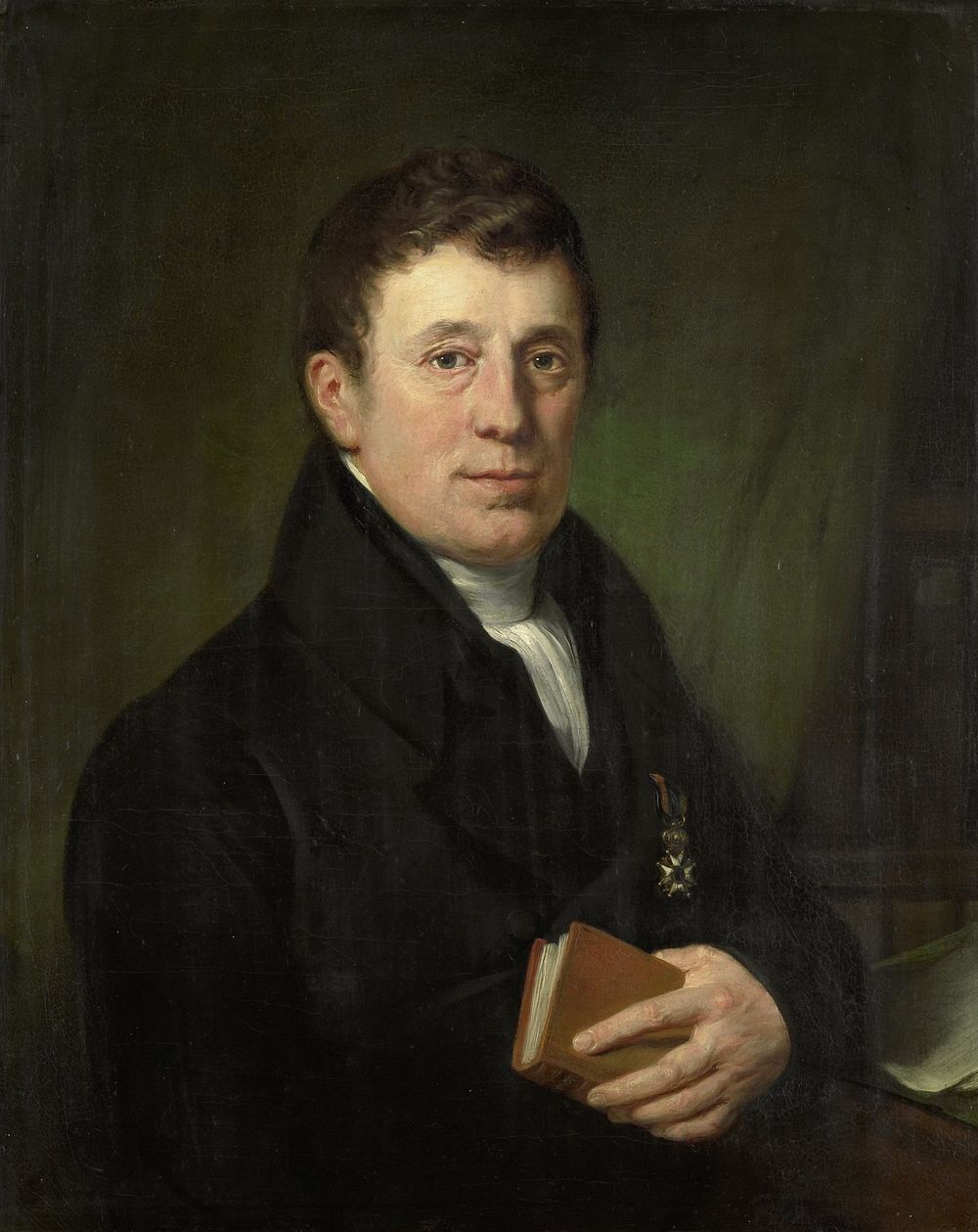 Hendrik Harmen Klijn (1773-1856). Dichter (1820 - 1853) by Jan Willem Pieneman