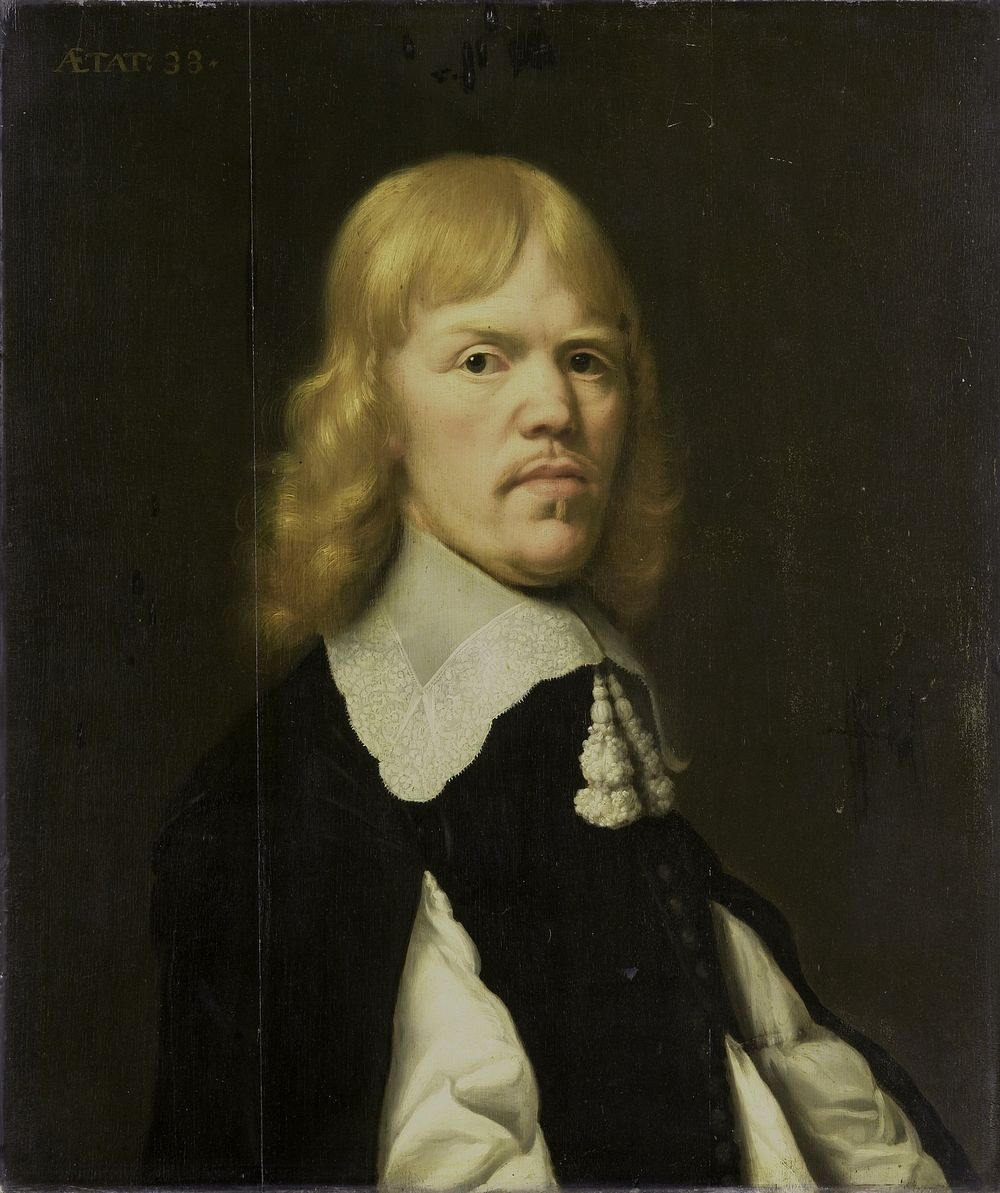 Portrait of a Man (1655) by J Attama
