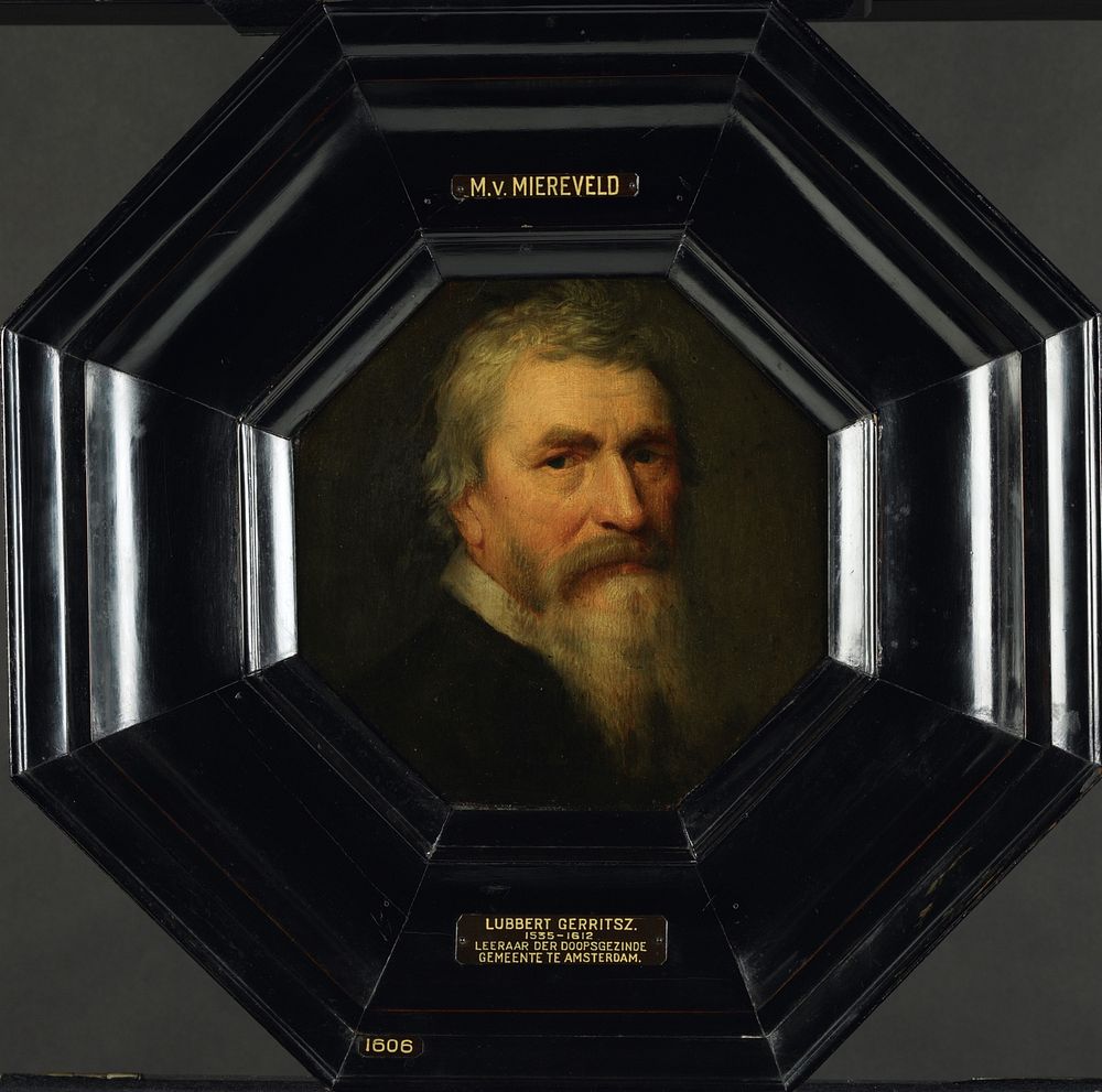 Portrait of Lubbert Gerritsz (1535-1612) (after c. 1607) by Michiel Jansz van Mierevelt