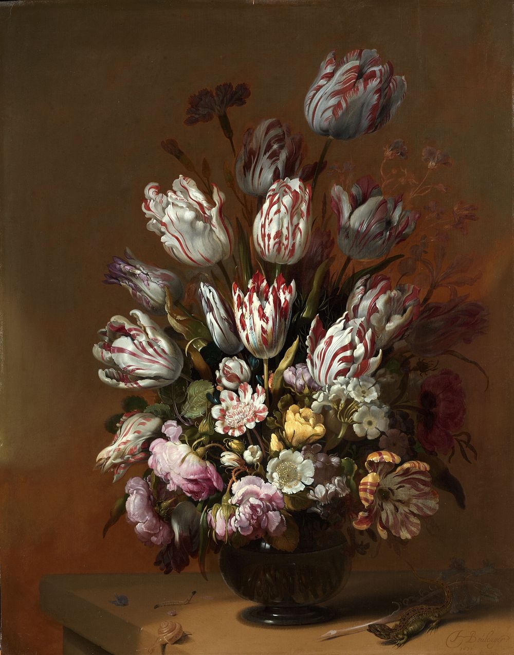 Floral Still Life (1639) by Hans Bollongier