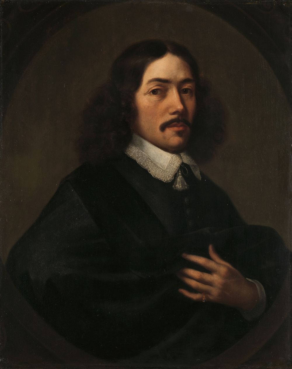 Portrait of a Man, thought to be Bartholomeus Vermuyden (1616/17-1650) (1650) by Dirck Craey