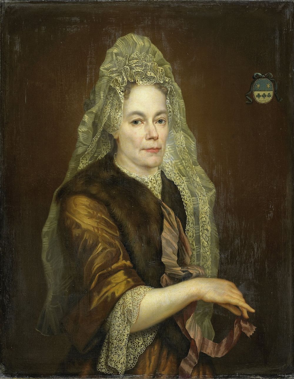 Portrait of Petronella Kettingh (1632-1707), Wife of Diederik van Hogendorp (c. 1690) by anonymous