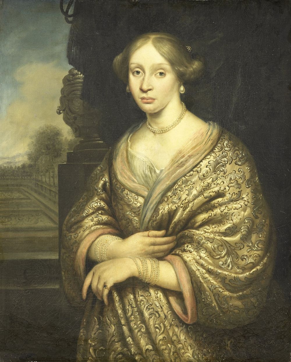 Portrait of Petronella van der Burcht (1657-1682) (1674) by Zacharias Blijhooft