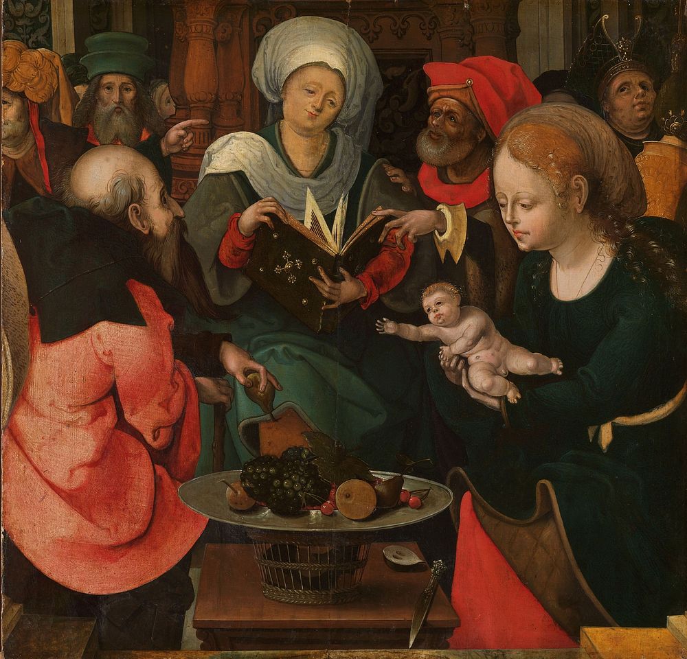 Holy Kinship (c. 1520 - c. 1530) by Master of the Lille Adoration and Dirck Vellert
