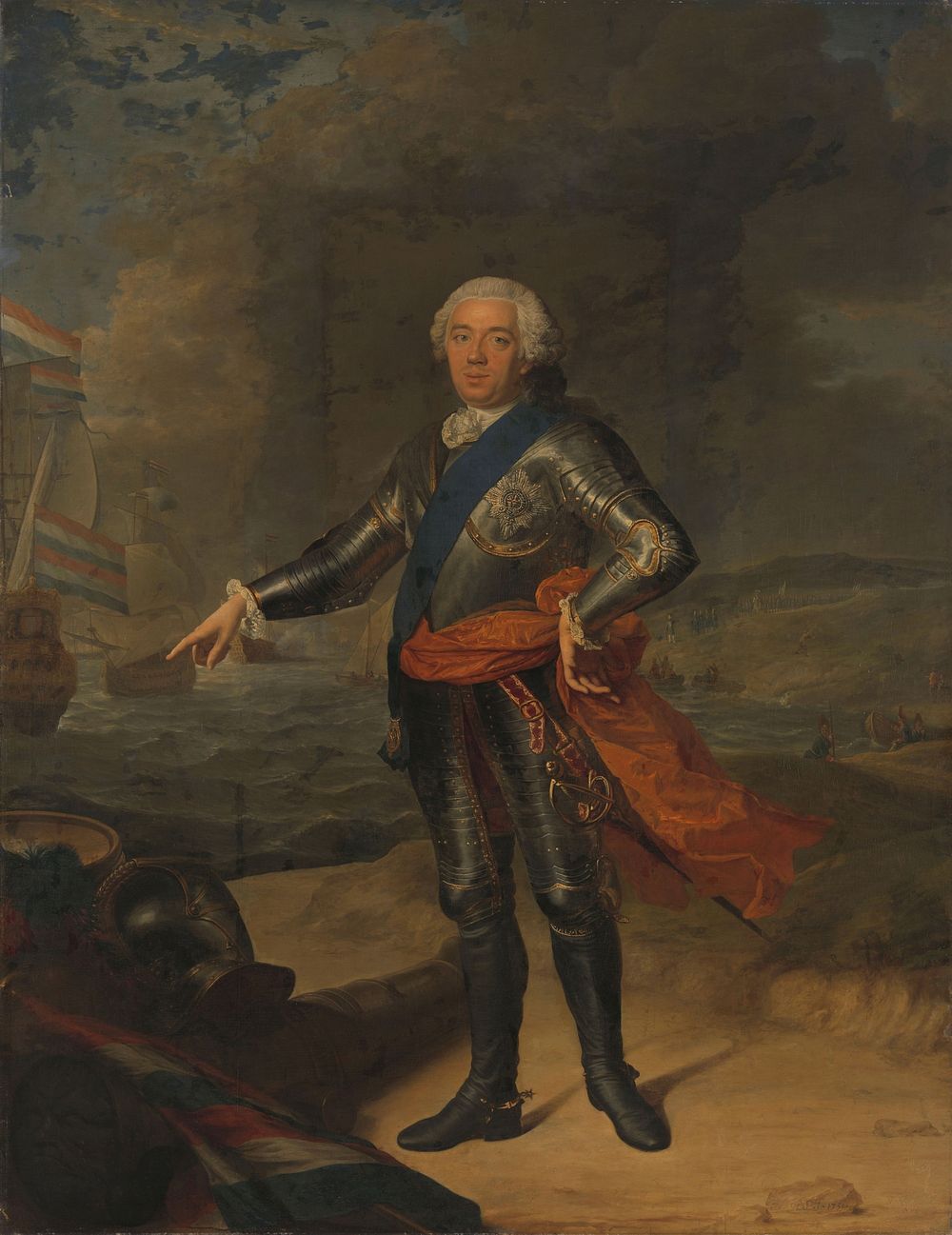 Willem IV (1711-1751), prince of Orange-Nassau (1751) by Jacques André Joseph Aved