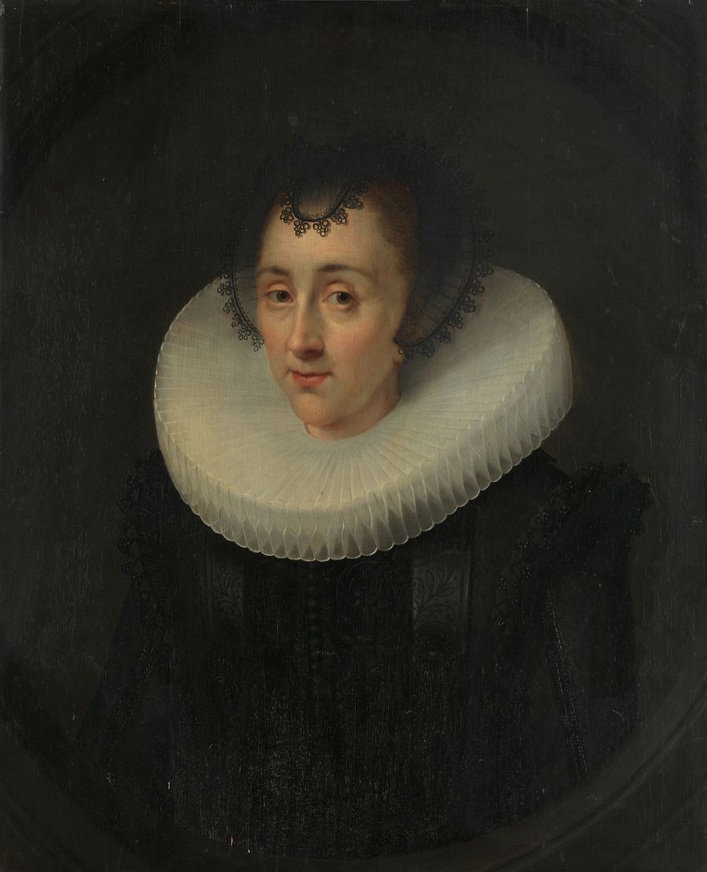 Portrait of Hortensia del Prado (?-1627) (c. 1625) by Salomon Mesdach