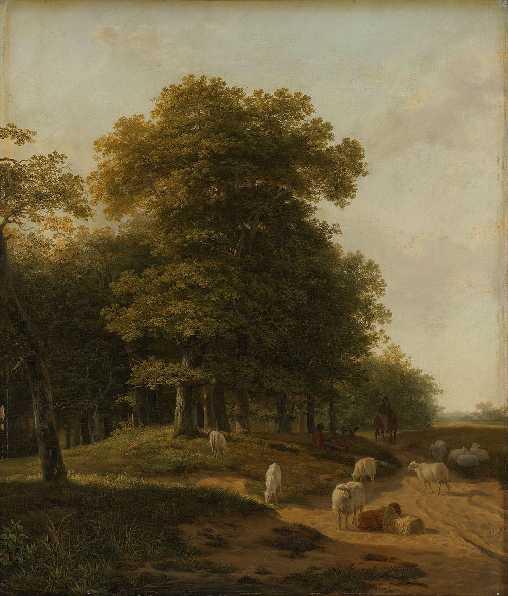 Gelder Landscape (1818) by Hendrikus van de Sande Bakhuyzen
