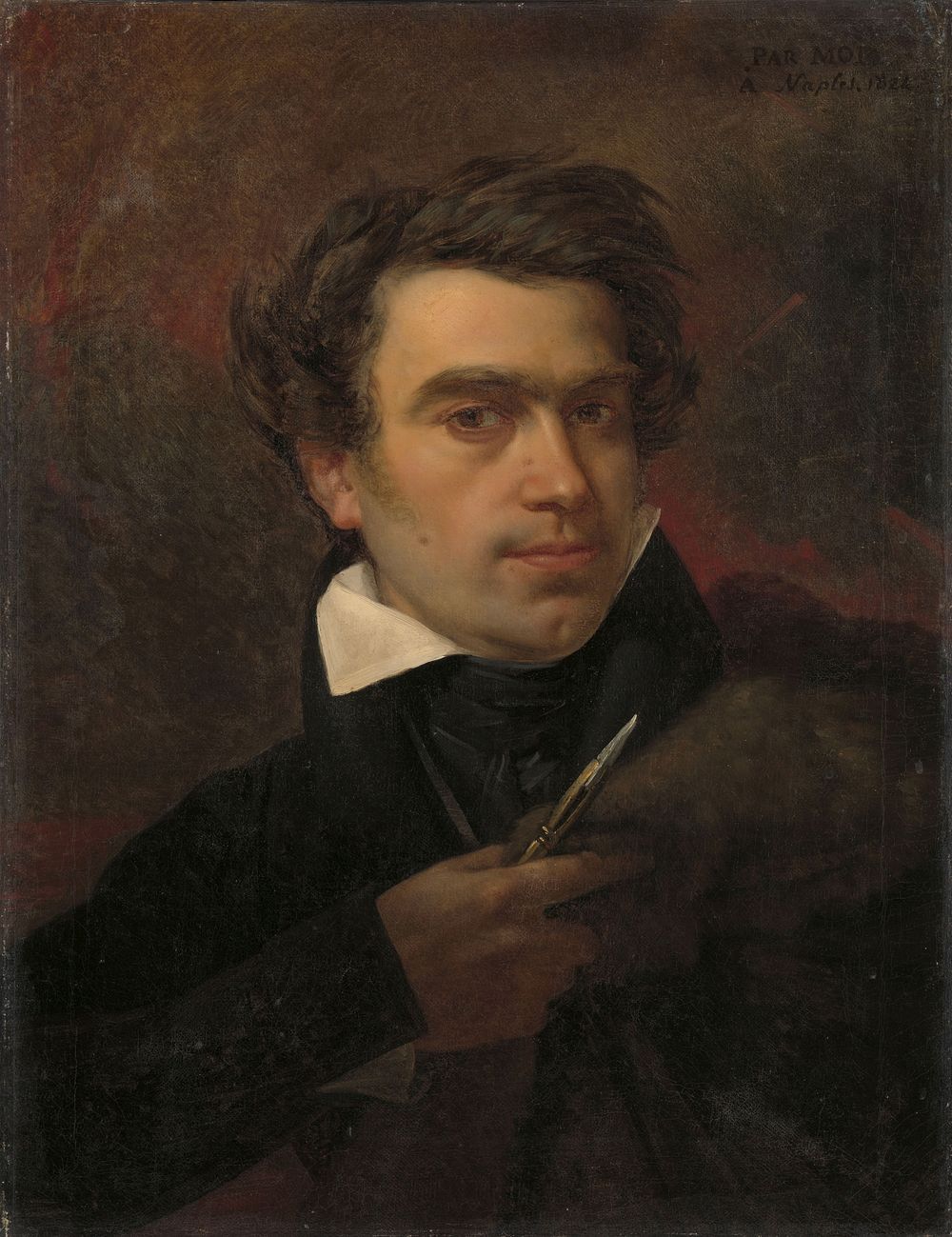 Self Portrait (1824) by Pierre Van Hanselaere