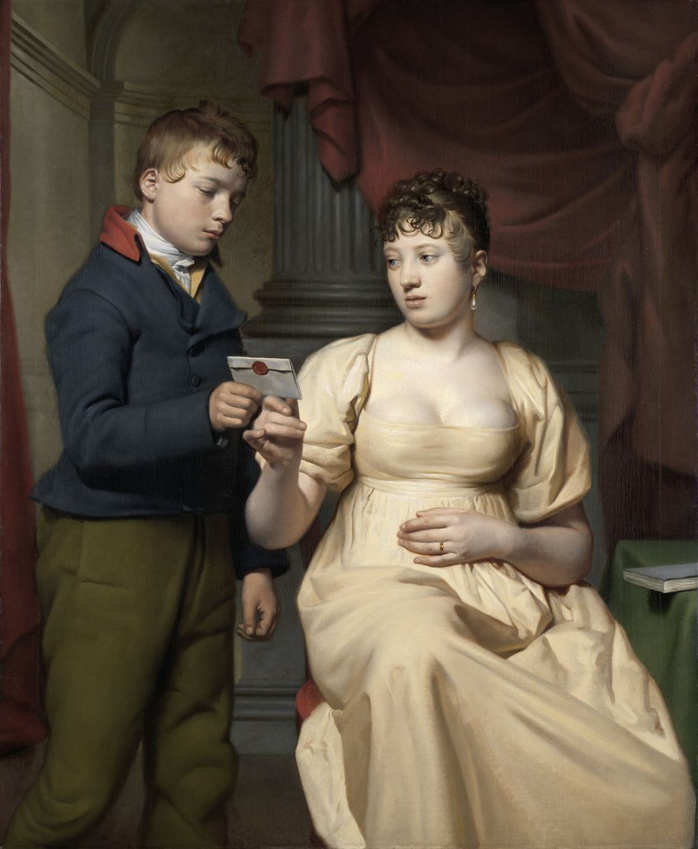 The Love Letter (1808) by Willem Bartel van der Kooi
