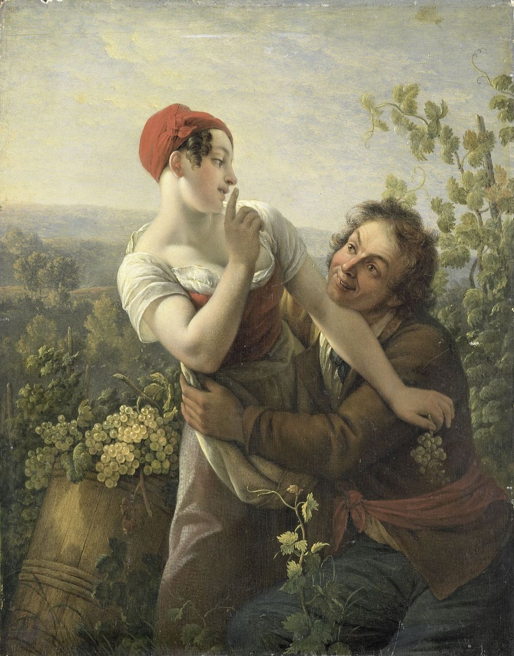 The Impassioned Grape Picker (1817 - 1819) by Peter Paul Joseph Noël