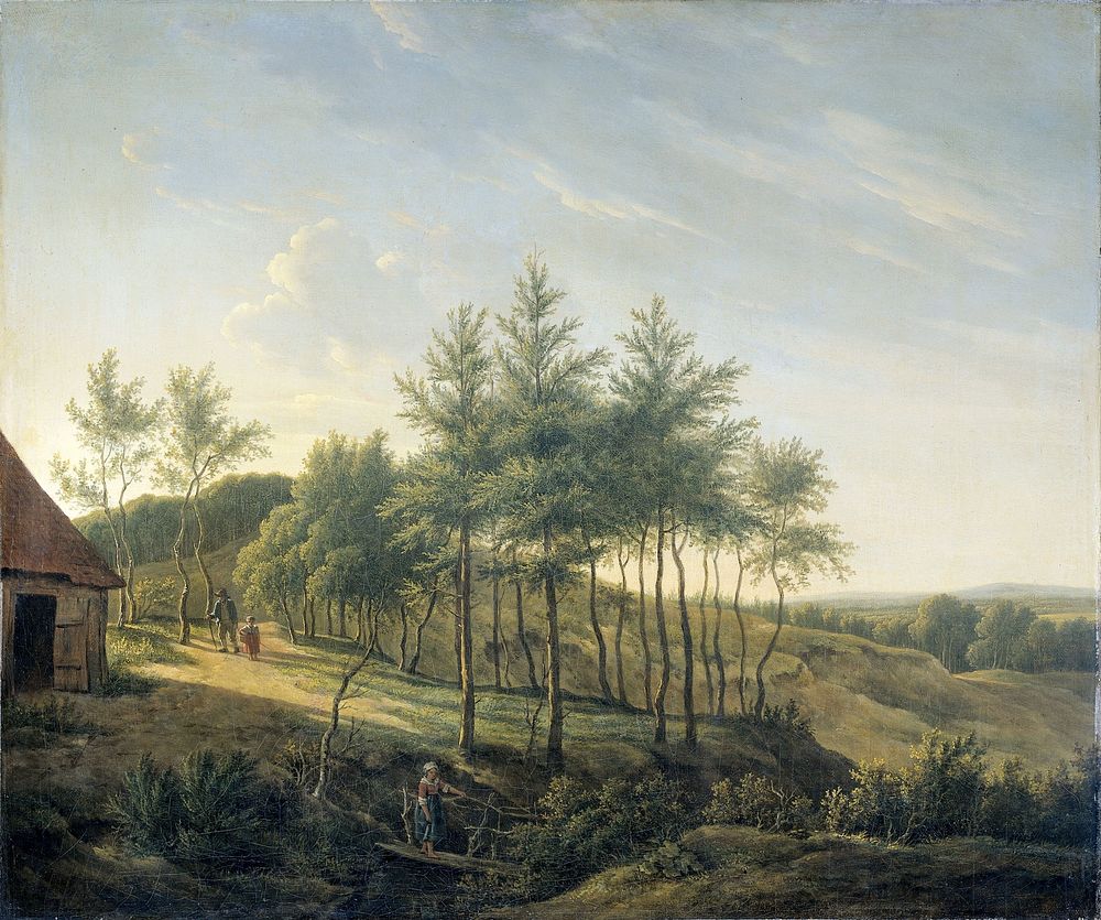 Hilly Landscape (1814) by Gerrit Jan Michaëlis