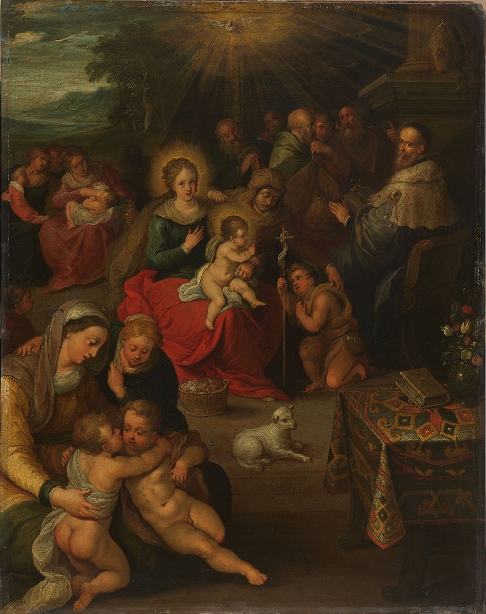 The Holy Kinship (1616) by Frans Francken II