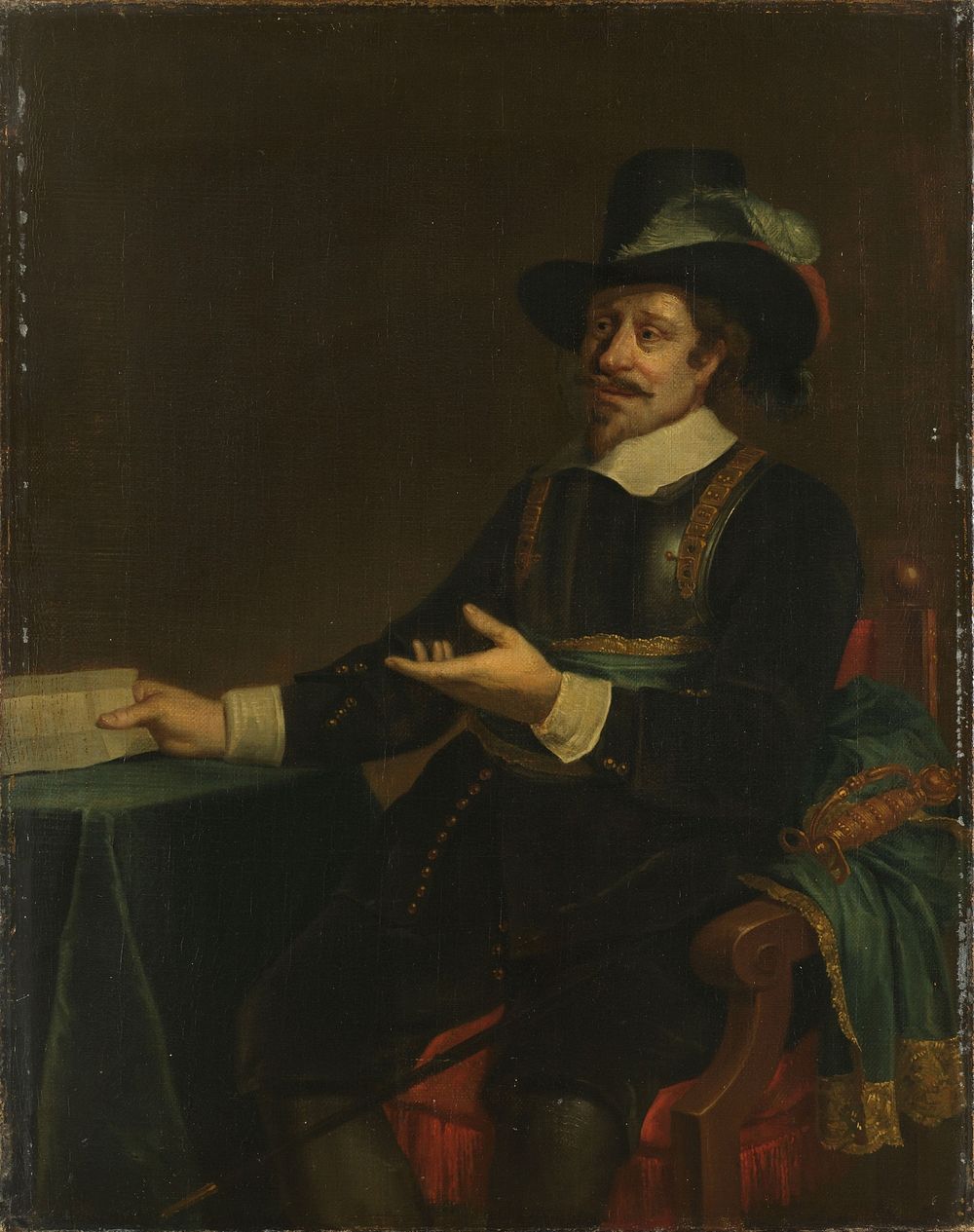 Portrait of Jan van de Poll, Burgomaster of Amsterdam (1650 - 1700) by Johannes Spilberg II