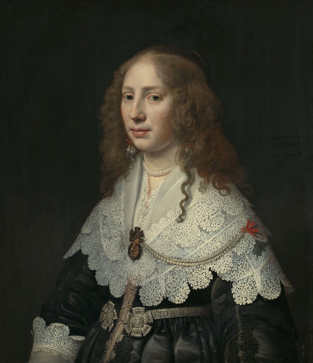 Portrait of Aegje Hasselaer (1640) by Michiel Jansz van Mierevelt