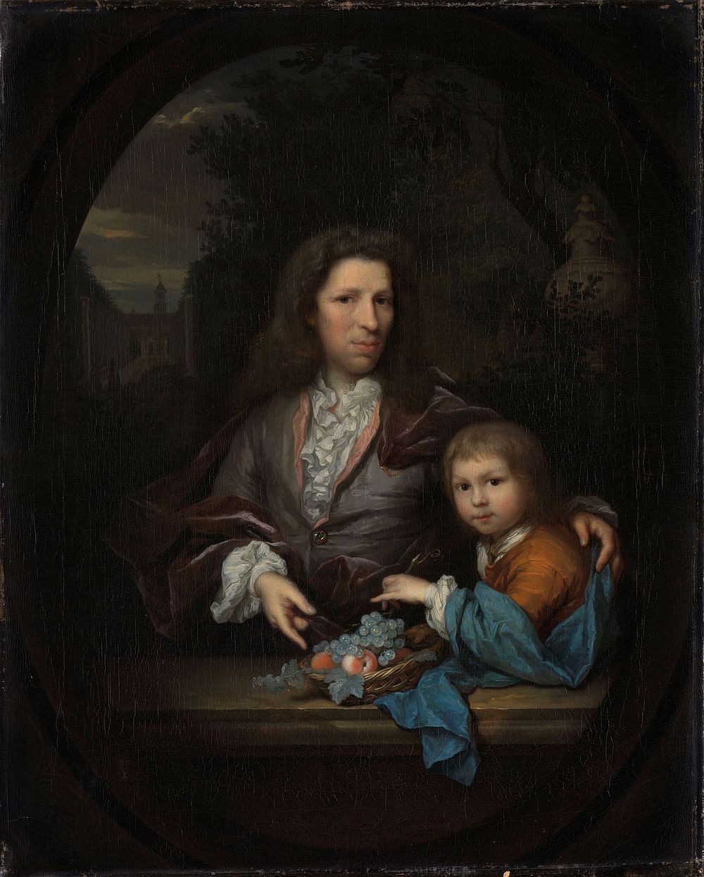 Jan van de Poll (1668-1745) and his Son Harmen Hendrick (1697-1772). (1700 - 1729) by Arnold Boonen