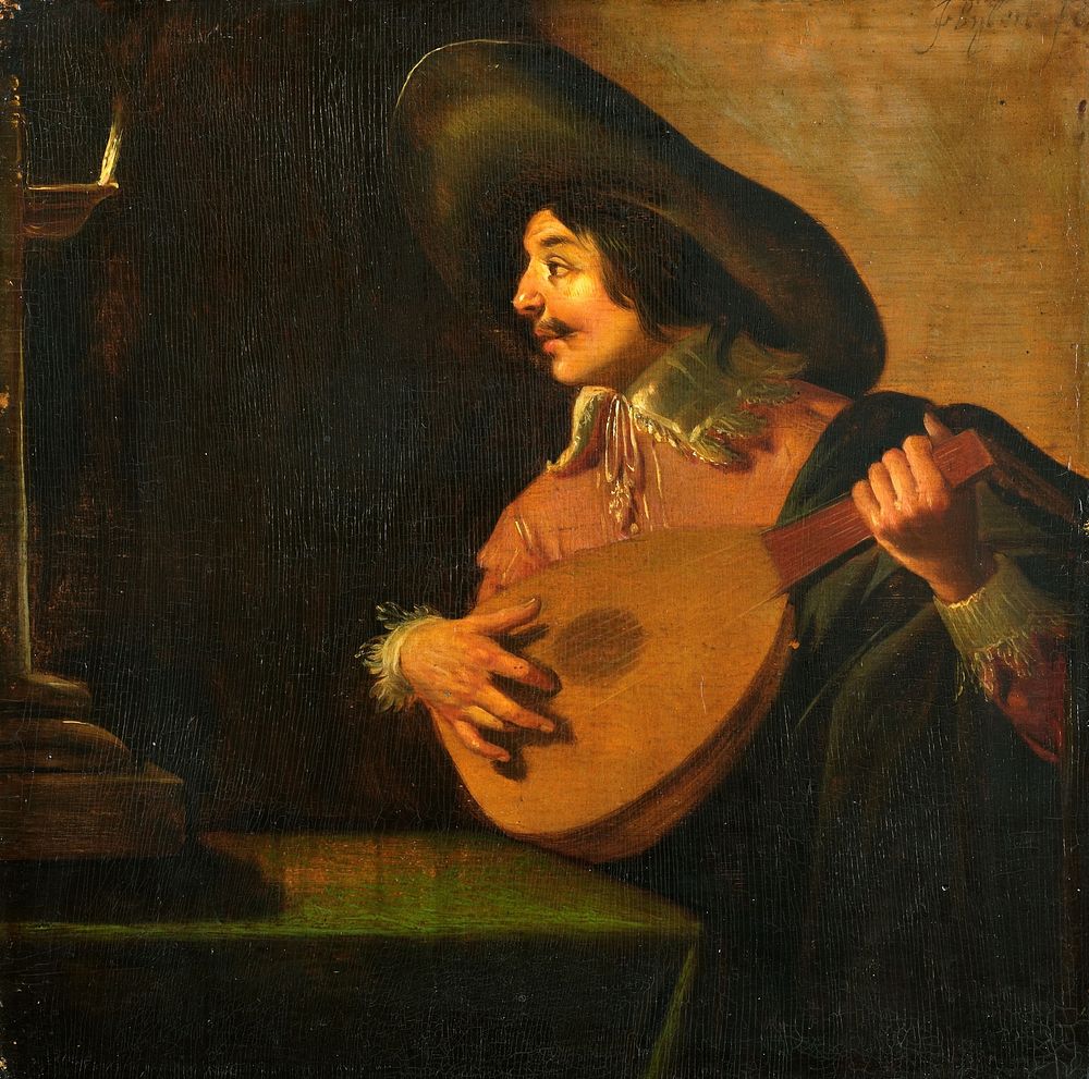 The Lute Player (c. 1630 - c. 1640) by Jan van Bijlert