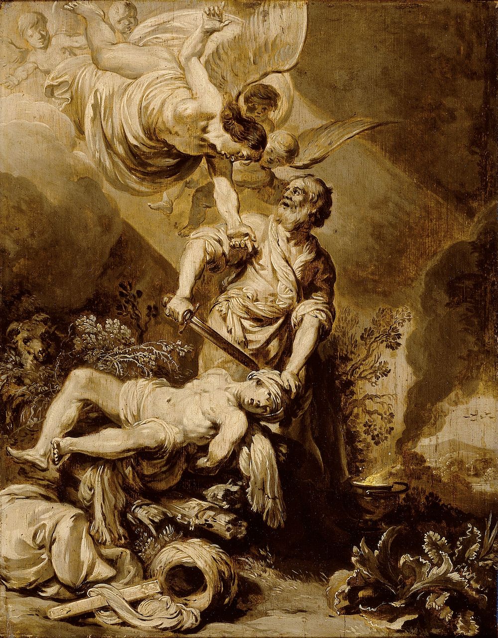 The Sacrifice of Abraham (c. 1612) by Pieter Lastman