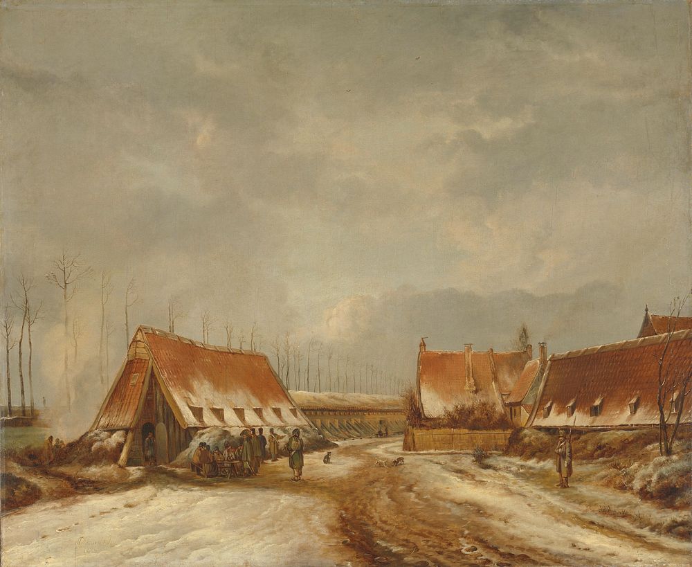The Casemates before Naarden, 1814 (1814) by Pieter Gerardus van Os