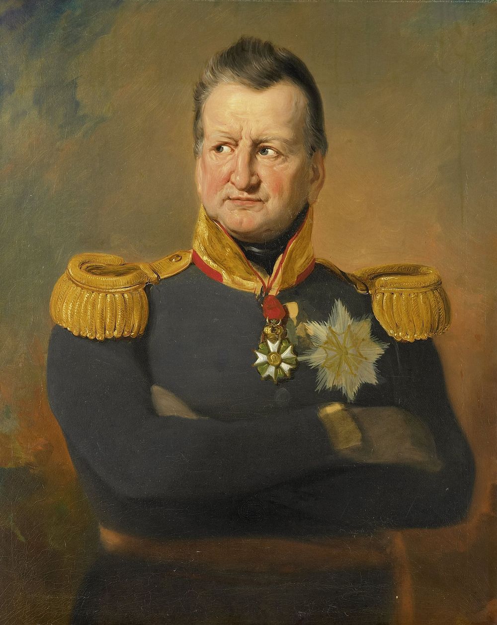 Portrait of Baron David Hendrik Chassé, Lieutenant-General (1832) by Jan Willem Pieneman