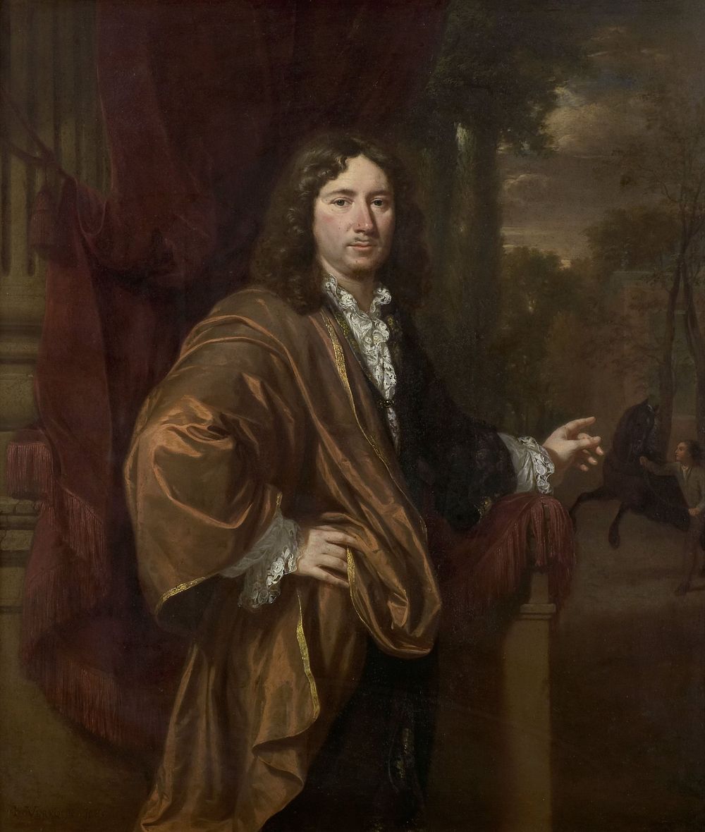 Portrait of a Man (1685) by Jan Verkolje I