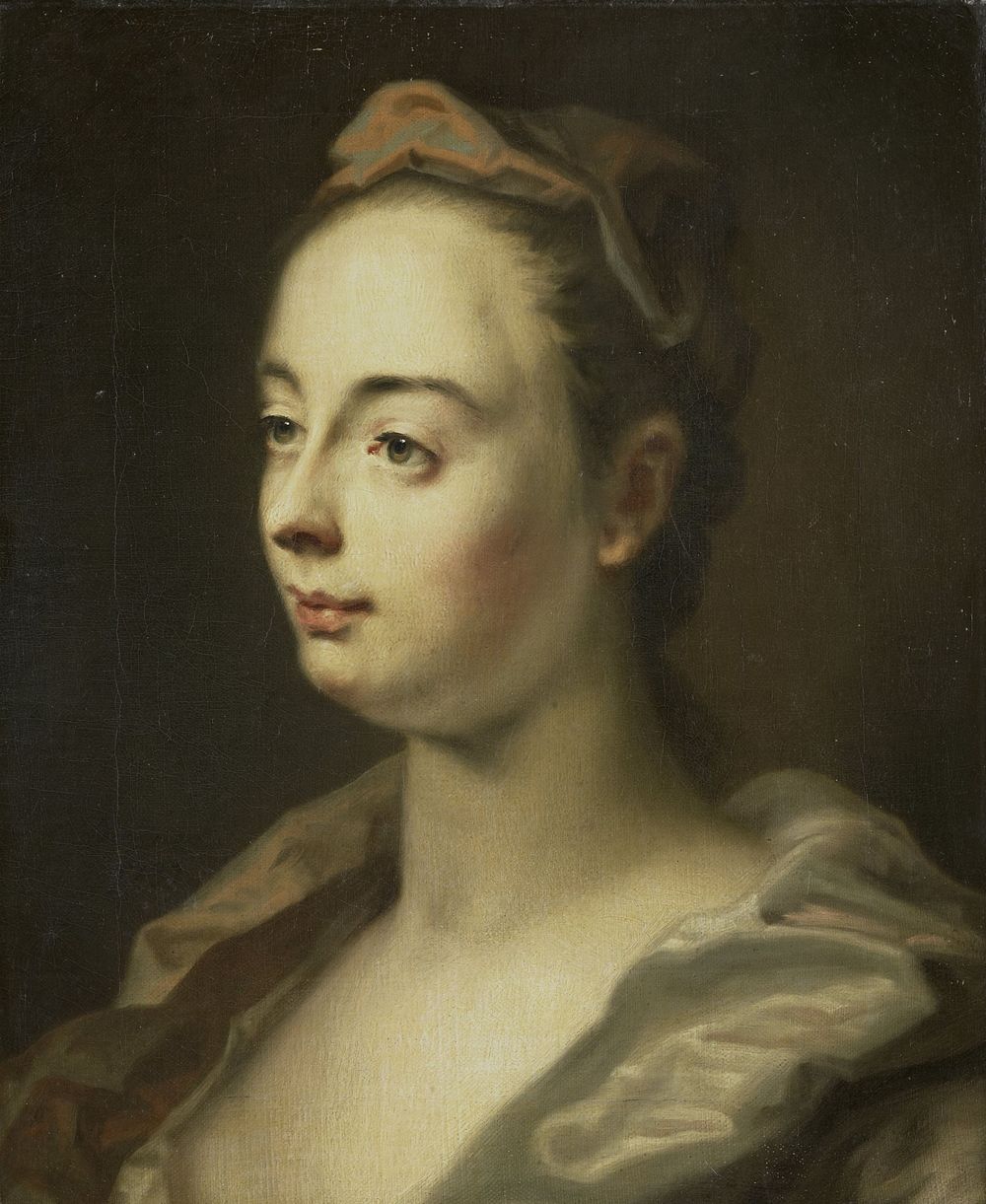 Portrait of a Woman (1731) by Balthasar Denner