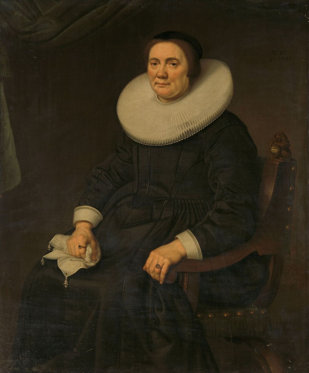 Portrait of a woman (1651) by Hercules Sanders