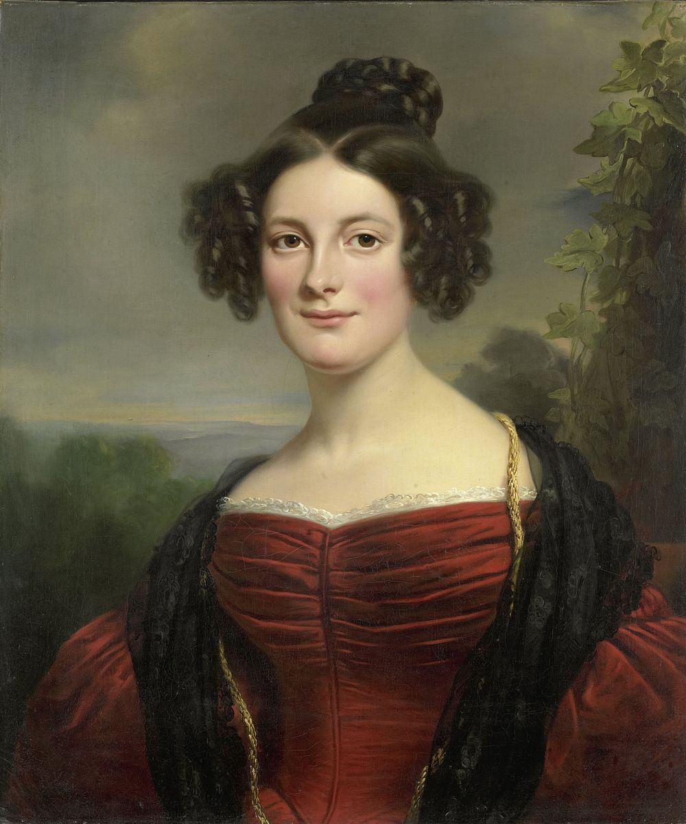 Catharina Annette Fraser (1815-92) (1834) by Jan Adam Kruseman