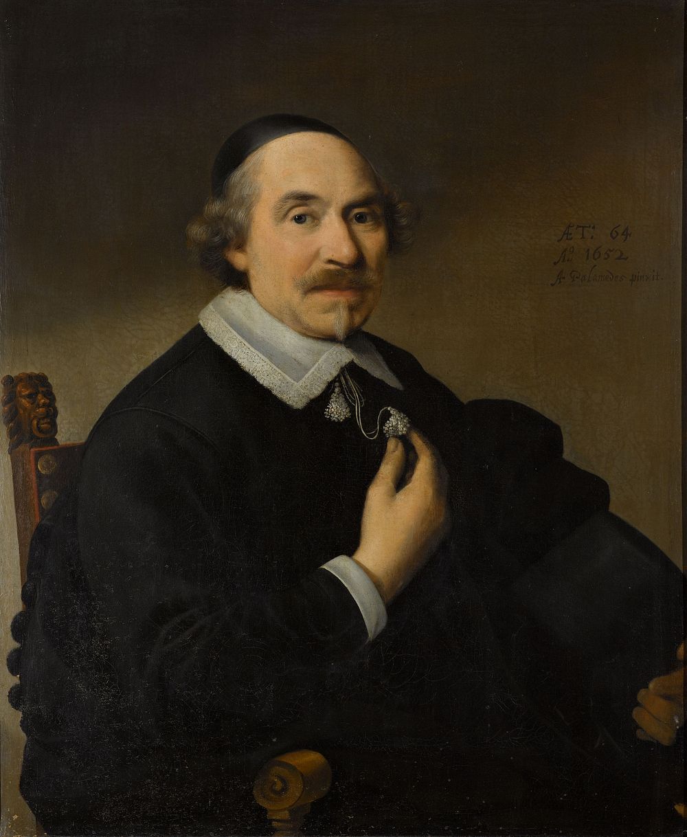 Portrait of a Man, probably Pieter Anthonisz van Bronckhorst (1588-1661) (1652) by Anthonie Palamedesz