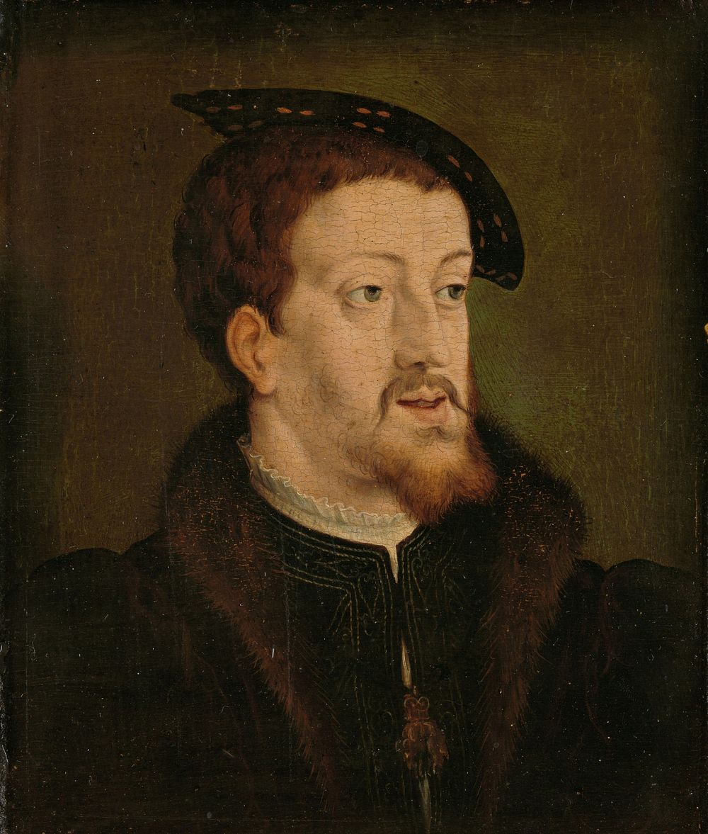 Portrait of Charles V, Holy Roman Emperor (c. 1530) by Jan Cornelisz Vermeyen